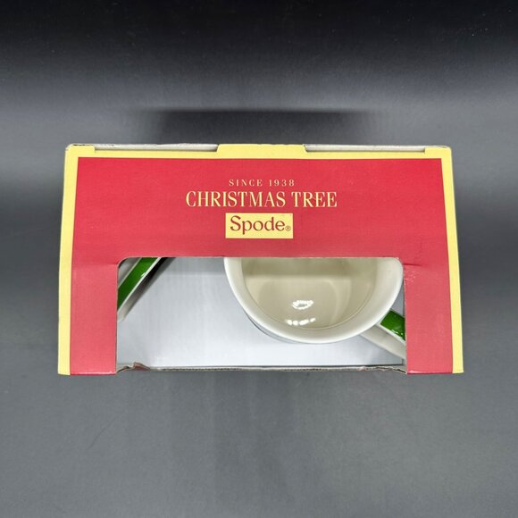 Spode Christmas Tree Mug Coaster Lid Set 12oz Ceramic Holiday Gift Ceramic - Picture 2 of 10